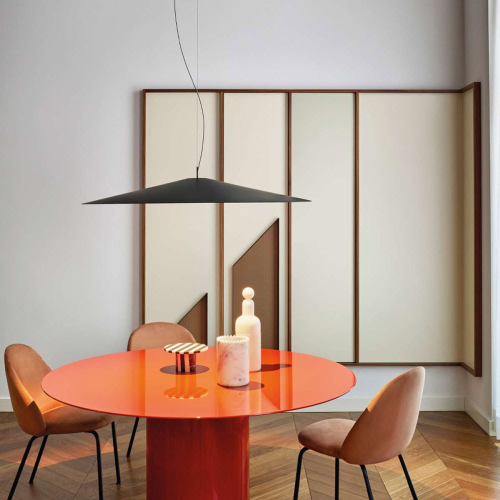 Koinè LED Pendant Light in living room.