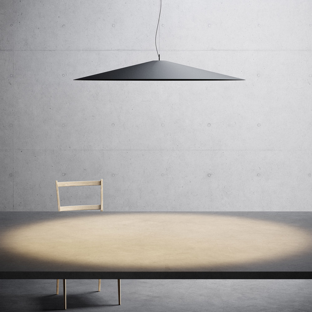 Koinè LED Pendant Light in living room.