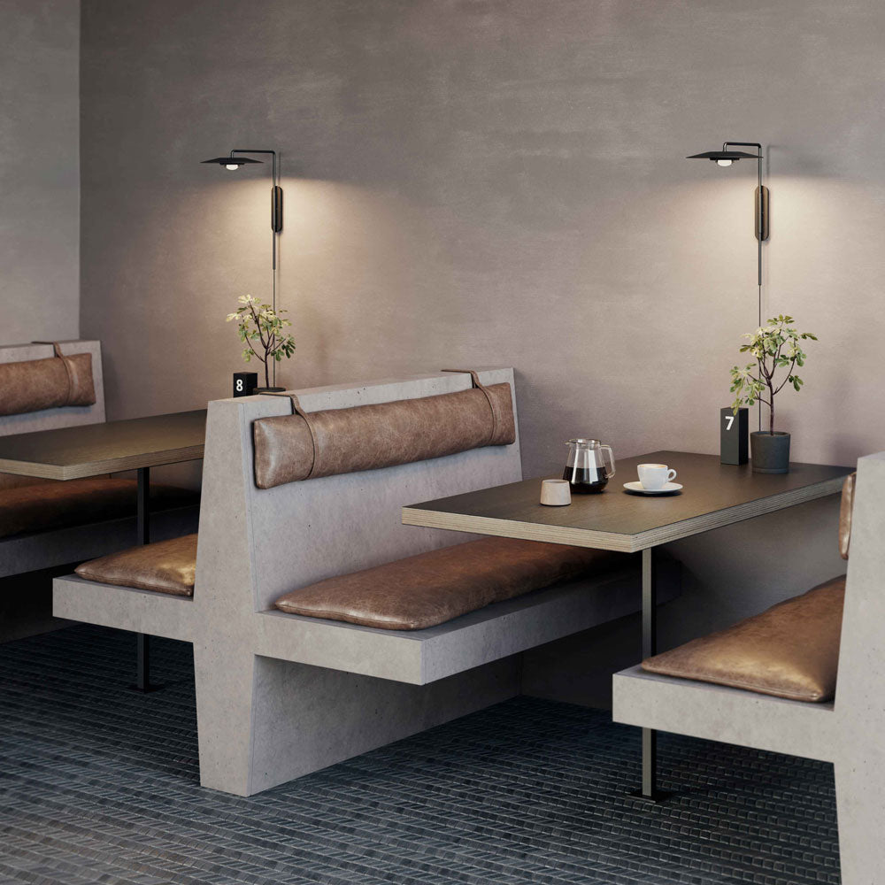 Koine LED Wall Light in restaurant.