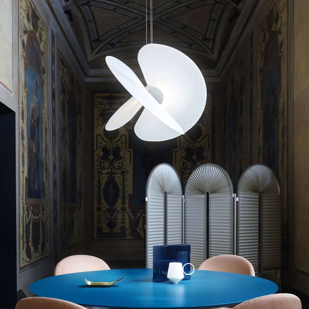 Levante LED Pendant Light in living room.