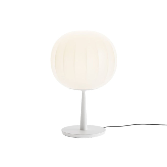 Lita Table Lamp in White Painted Aluminium (Large/Support Base).