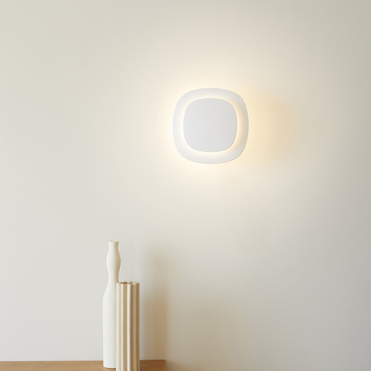 Luthien LED Wall Light in living room.