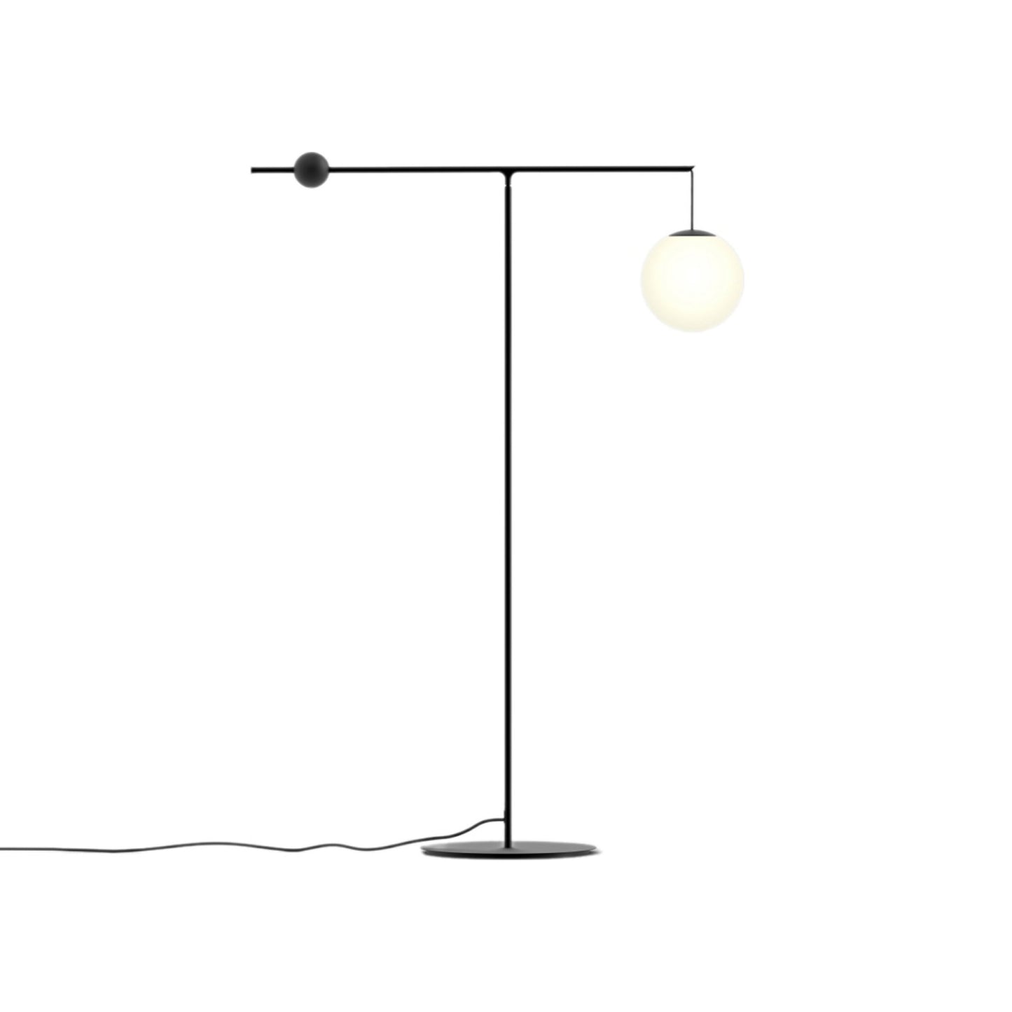 Malamata Floor Lamp in Matt Black.