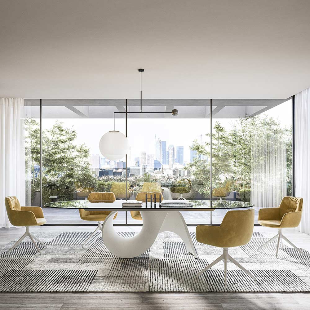 Malamata Pendant Light in dining room.