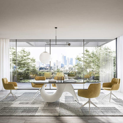 Malamata Pendant Light in dining room.