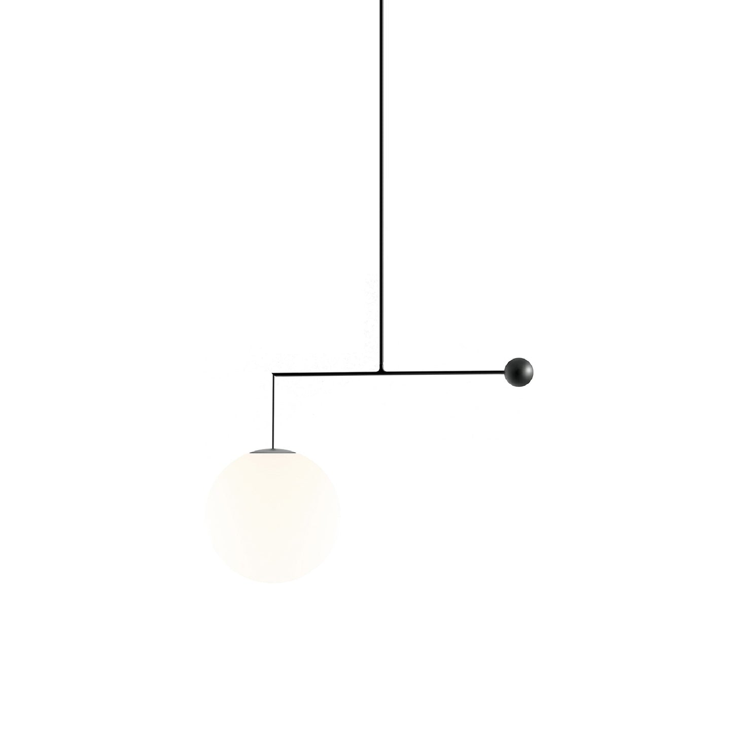Malamata Pendant Light in Matt Black (Small).