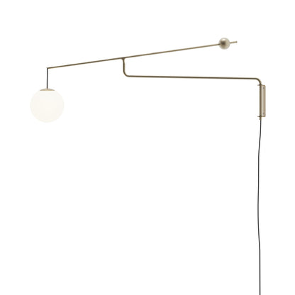 Malamata Wall Light in Brushed Brass.