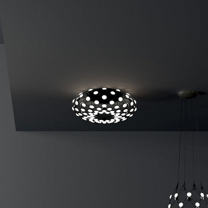 Mesh LED Ceiling Light in Detail.