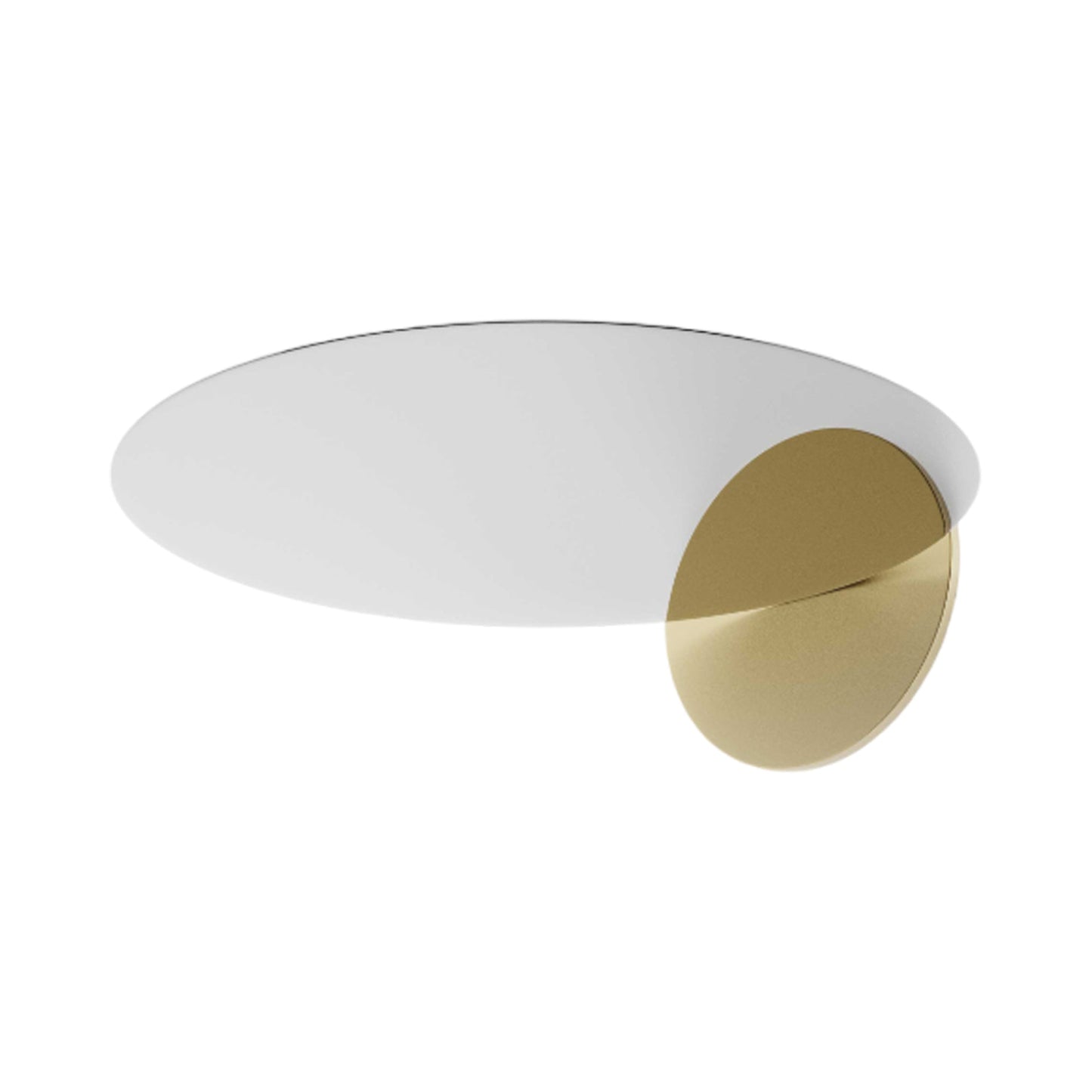 Millimetro LED Wall Light in Brass.