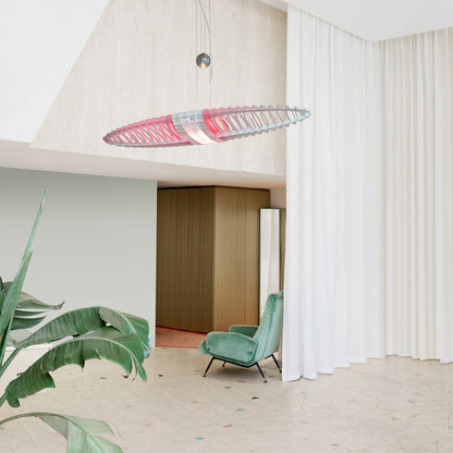 Queen Titania Pendant Light in living room.