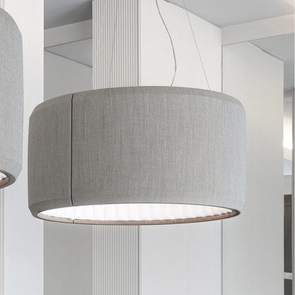 Silenzio LED Pendant Light in Light Grey.
