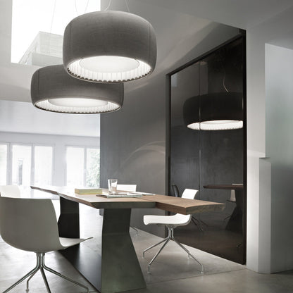 Silenzio LED Pendant Light in dining room.