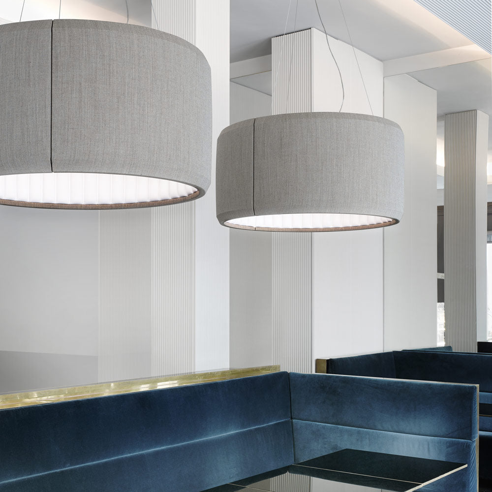 Silenzio Pendant Light in restaurant.