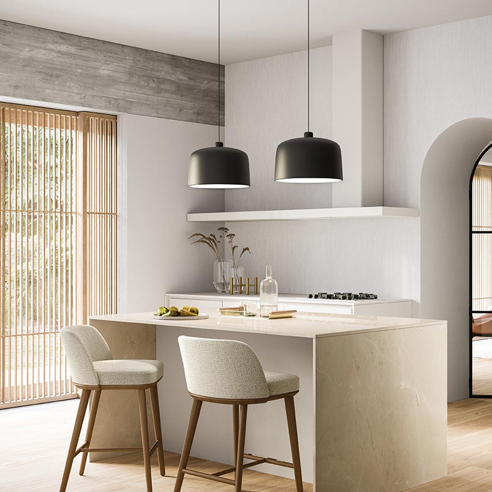 Zile Pendant Light in dining room.