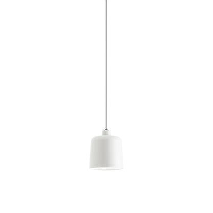 Zile Pendant Light in Matt White (Small).