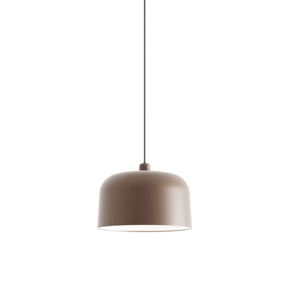 Zile Pendant Light in Matt Brick Red (Large).