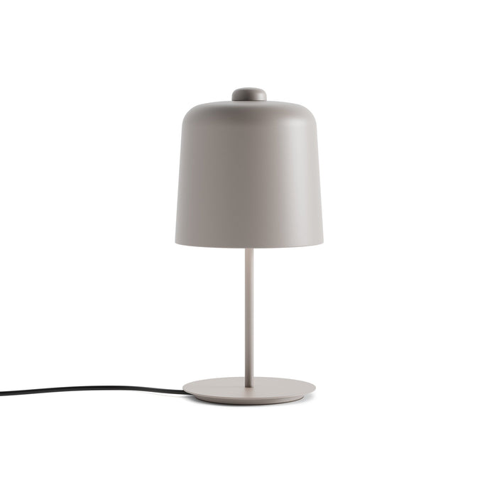 Zile Table Lamp in Matt Dove Grey.