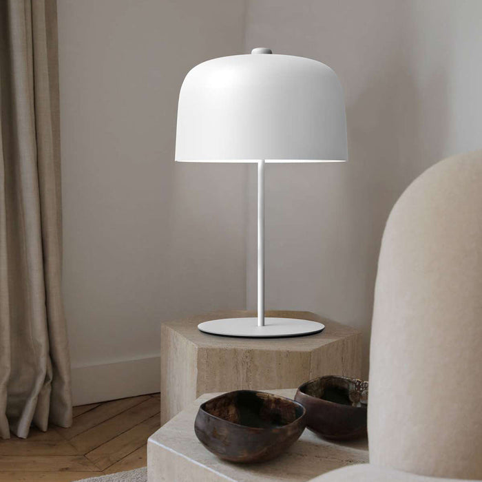 Zile Table Lamp in living room.