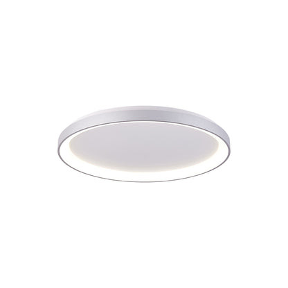 Alaska LED Flush Mount Ceiling Light in Silver (15-Inch).