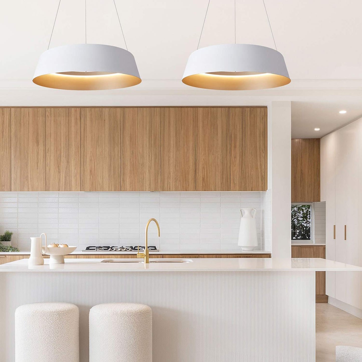 Buenos Aires LED Pendant Light in kitchen.