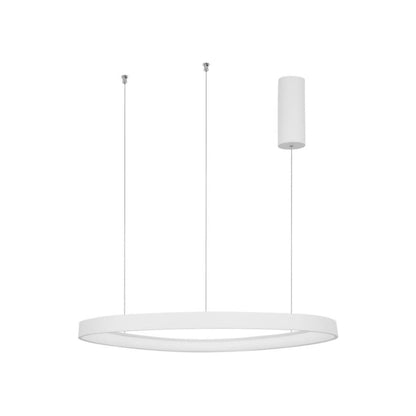 Florida LED Pendant Light in Matte White (25-Inch).