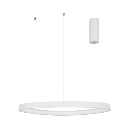 Florida LED Pendant Light in Matte White (33-Inch).