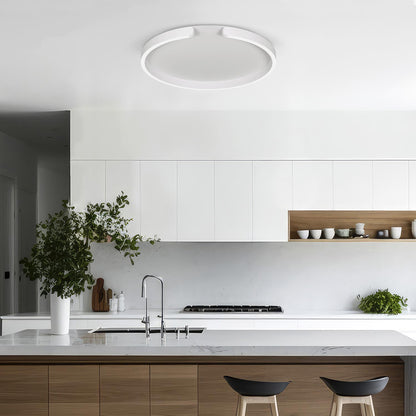 Tokio LED Flush Mount Ceiling Light in kitchen.