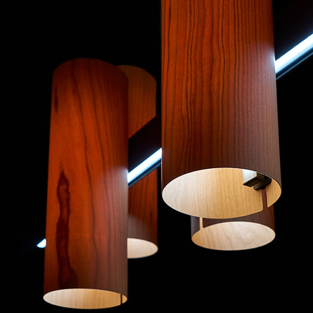 Black Note LED Linear Pendant Light in Detail.