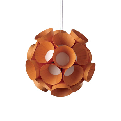 Dandelion LED Pendant Light in Orange.