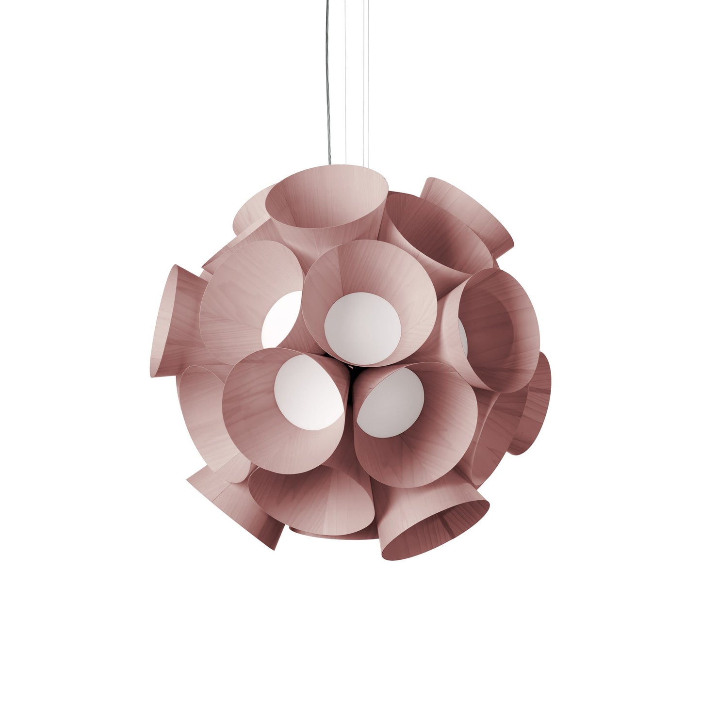 Dandelion LED Pendant Light in Pale Rose.