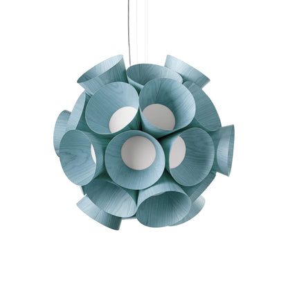 Dandelion LED Pendant Light in Sea Blue.