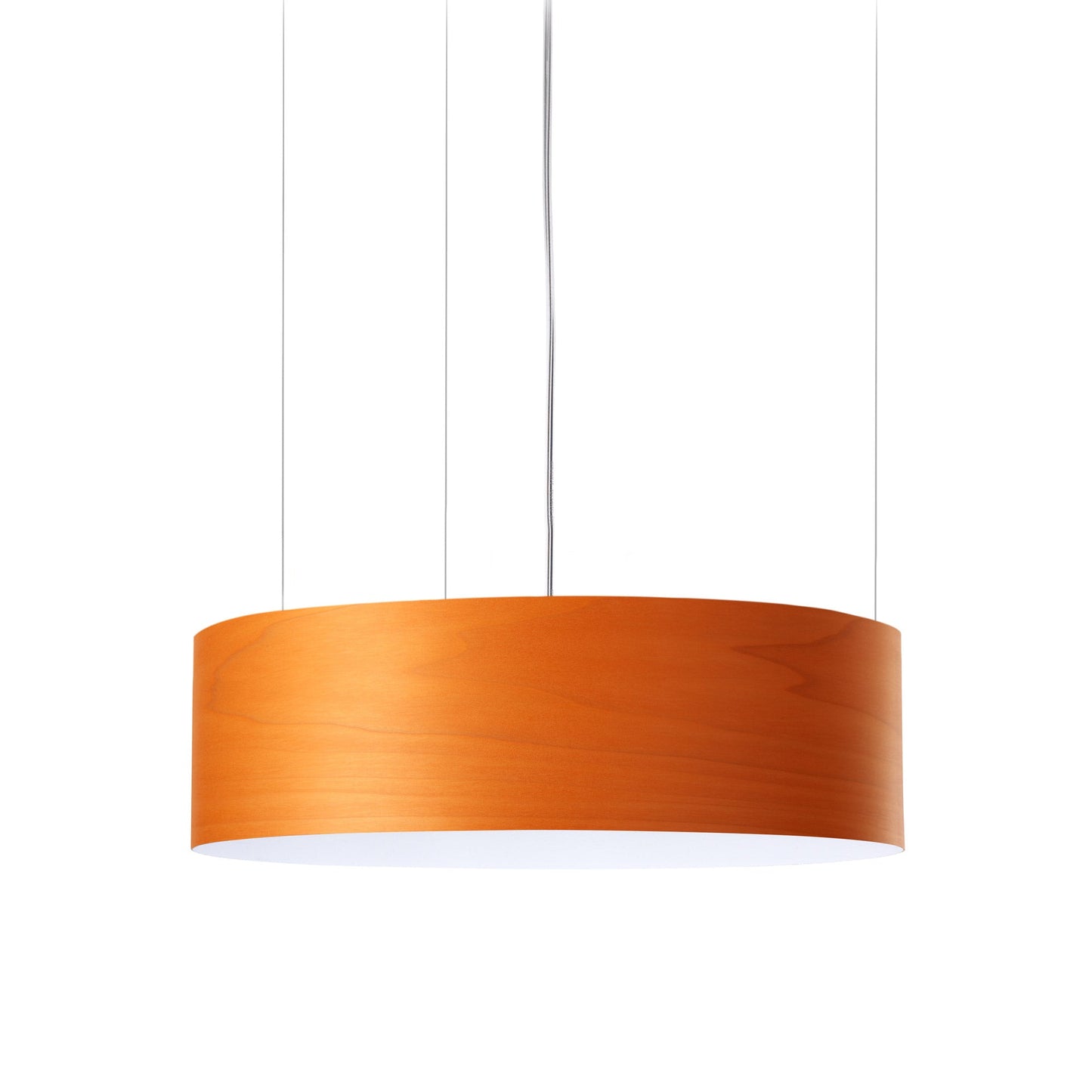 Gea Slim LED Pendant Light in Orange.