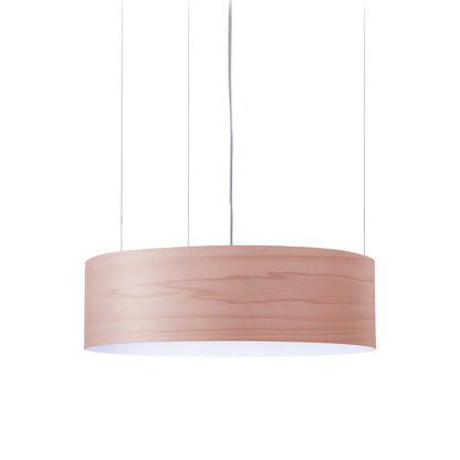 Gea Slim LED Pendant Light in Pale Rose.