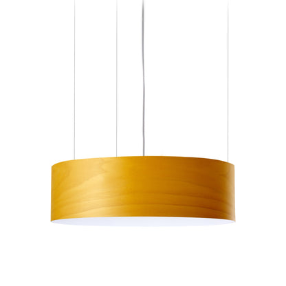 Gea Slim LED Pendant Light in Yellow.