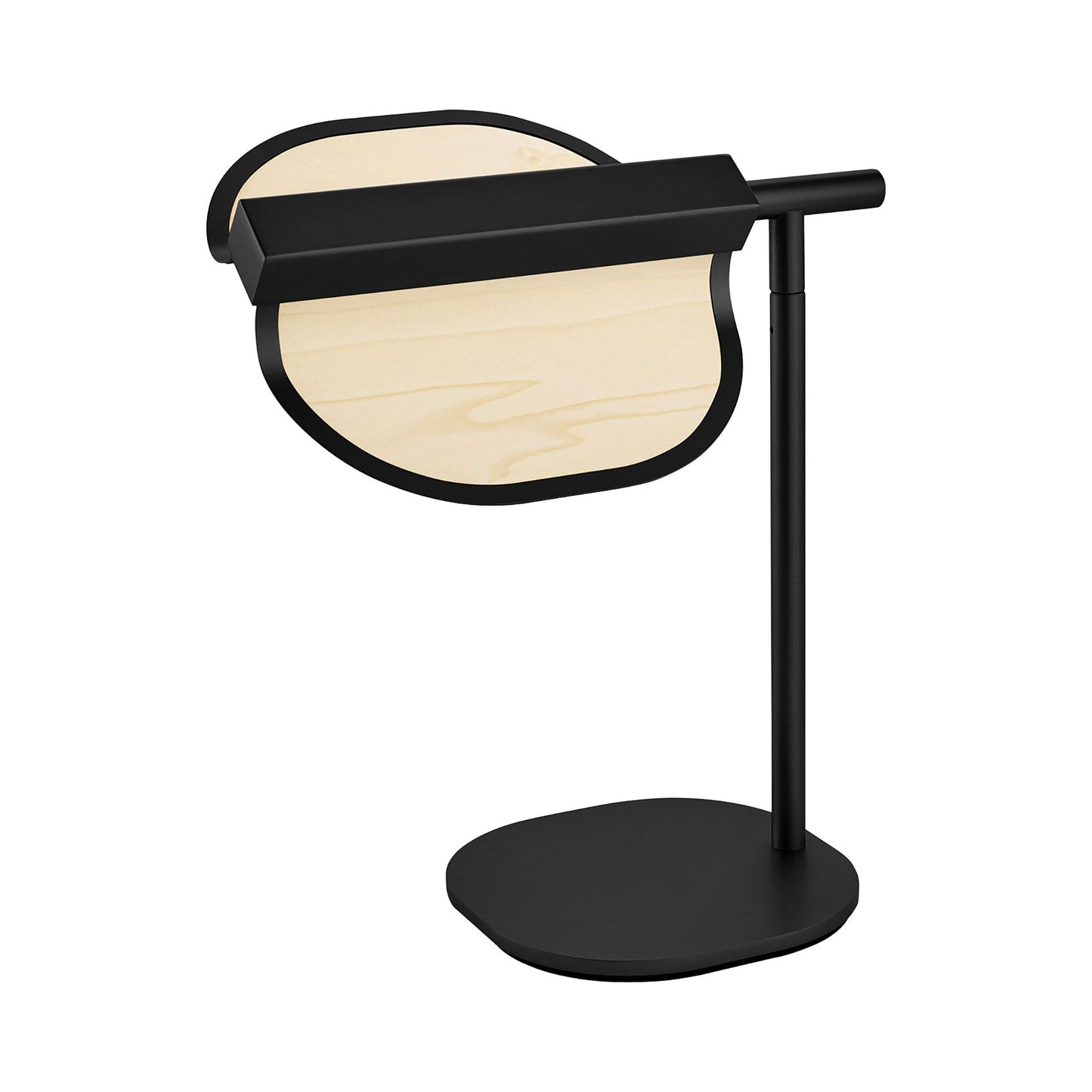 Omma LED Table Lamp in Natural White/Matte Black.