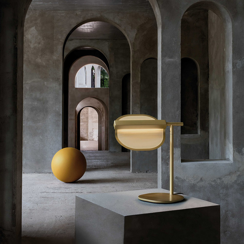 Omma LED Table Lamp in hallway.