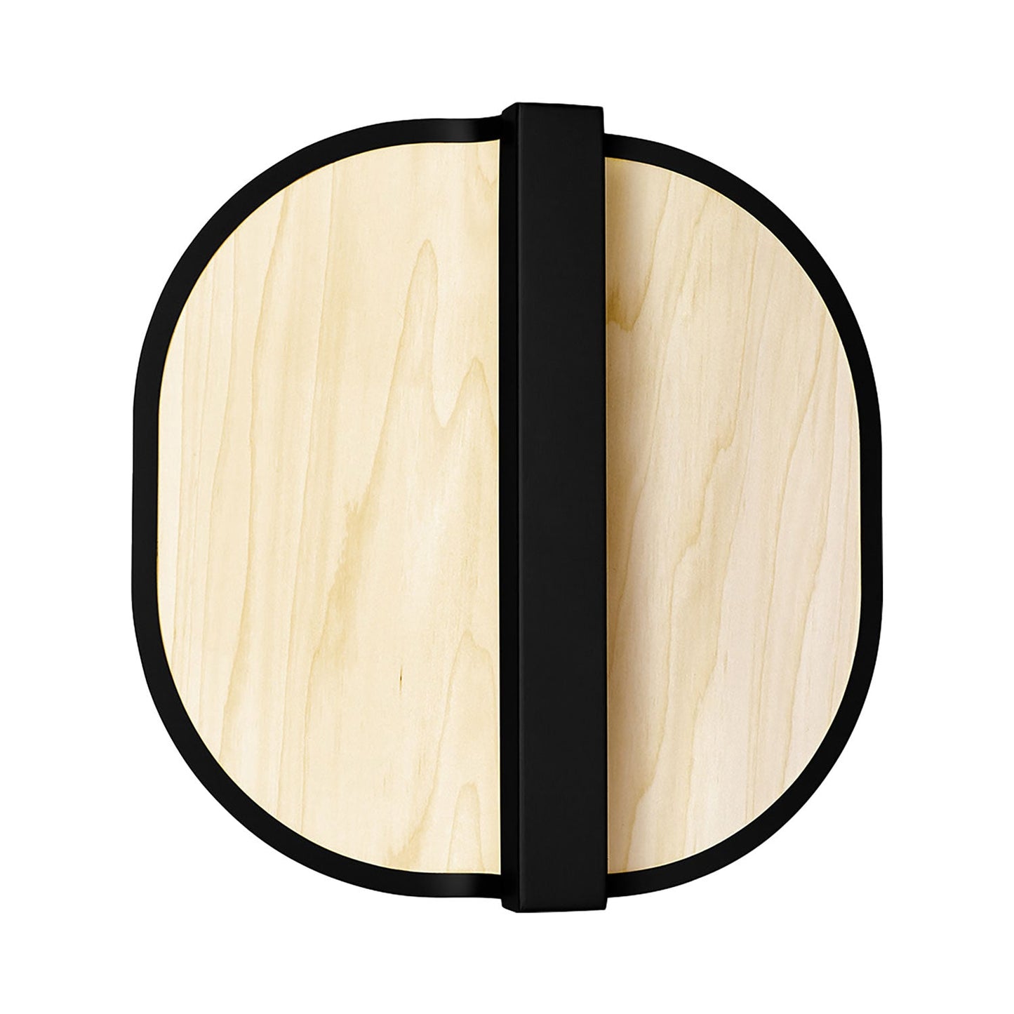 Omma LED Wall Light in Natural White/Matte Black.