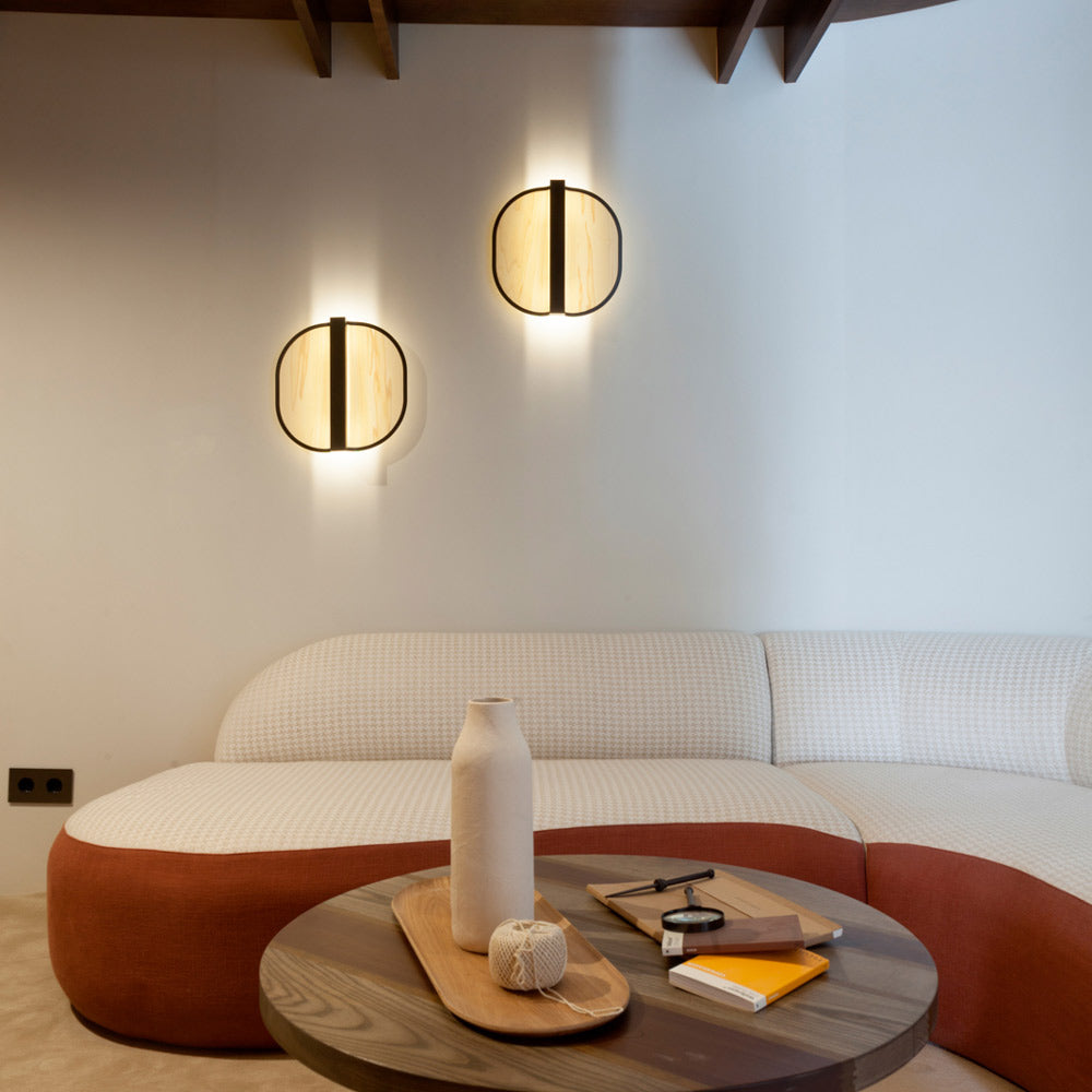 Omma LED Wall Light in living room.