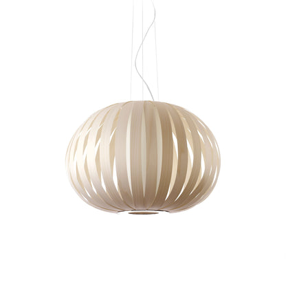 Poppy Pendant Light in Ivory White (Small).
