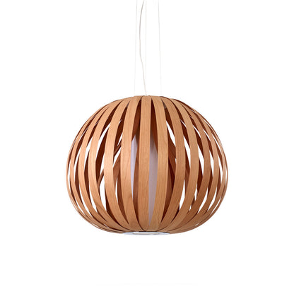Poppy Pendant Light in Natural Cherry (Medium).