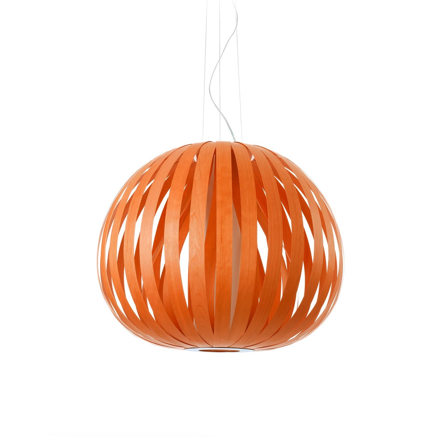 Poppy Pendant Light in Orange (Medium).