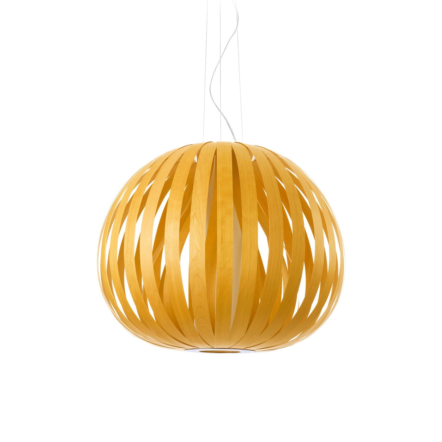 Poppy Pendant Light in Yellow (Medium).