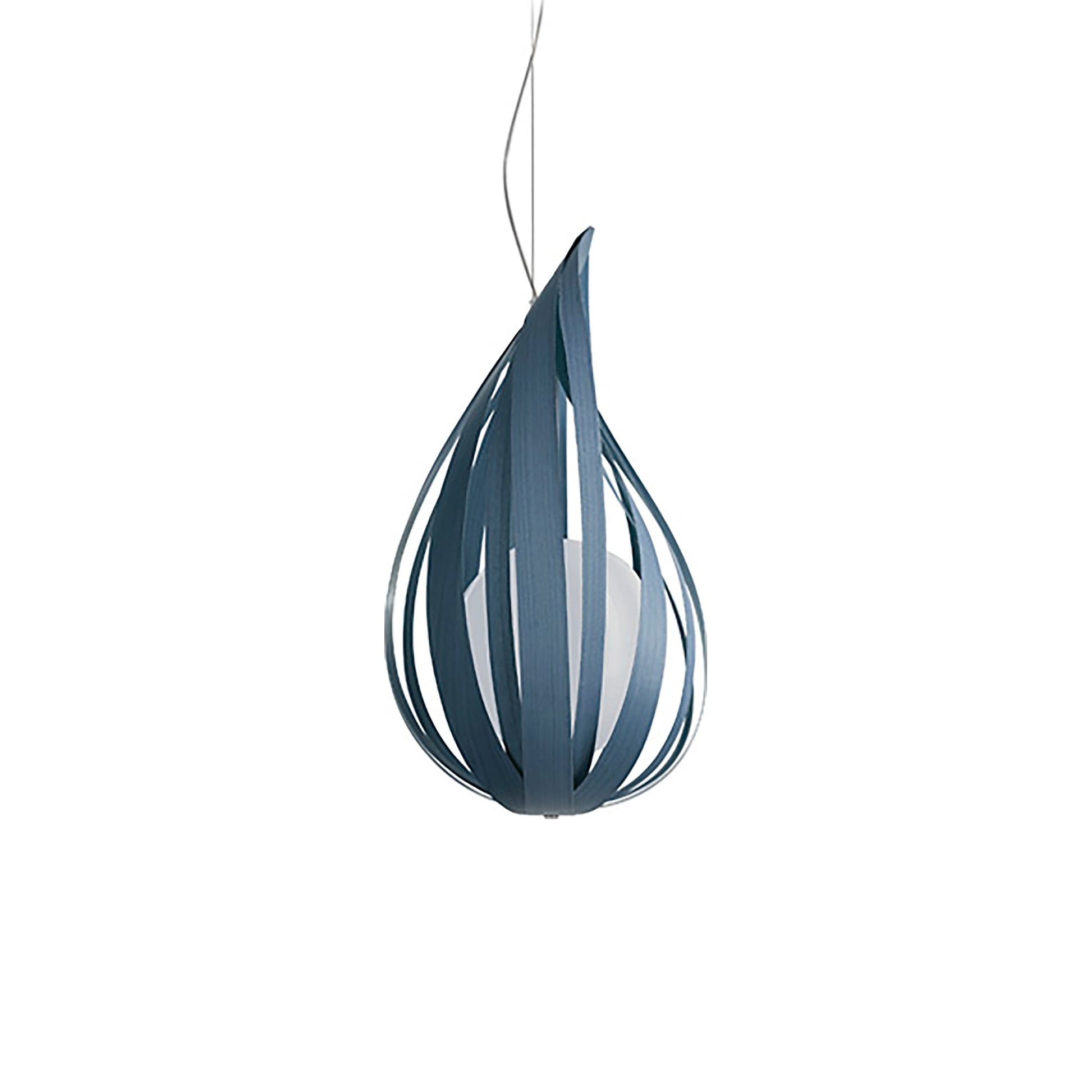 Raindrop Pendant Light in Blue (Small).