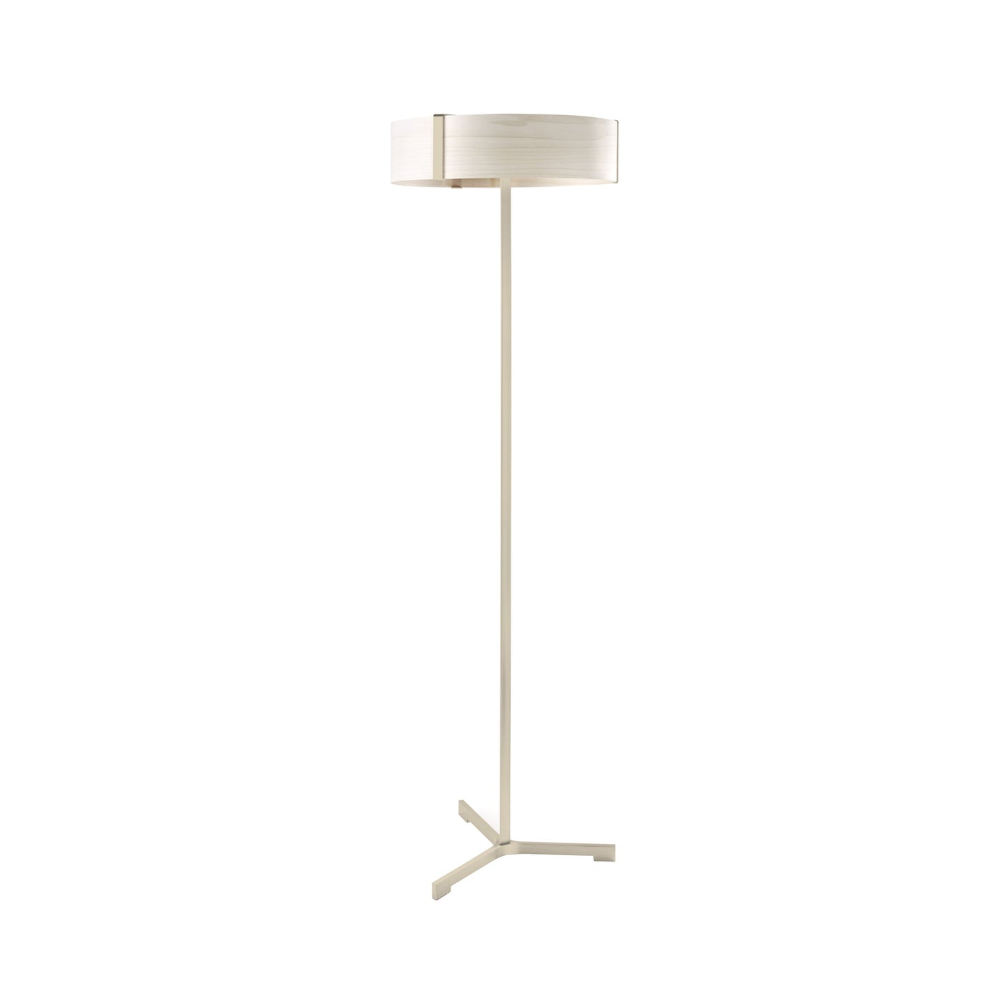 Thesis LED Floor Lamp in Matte Ivory.