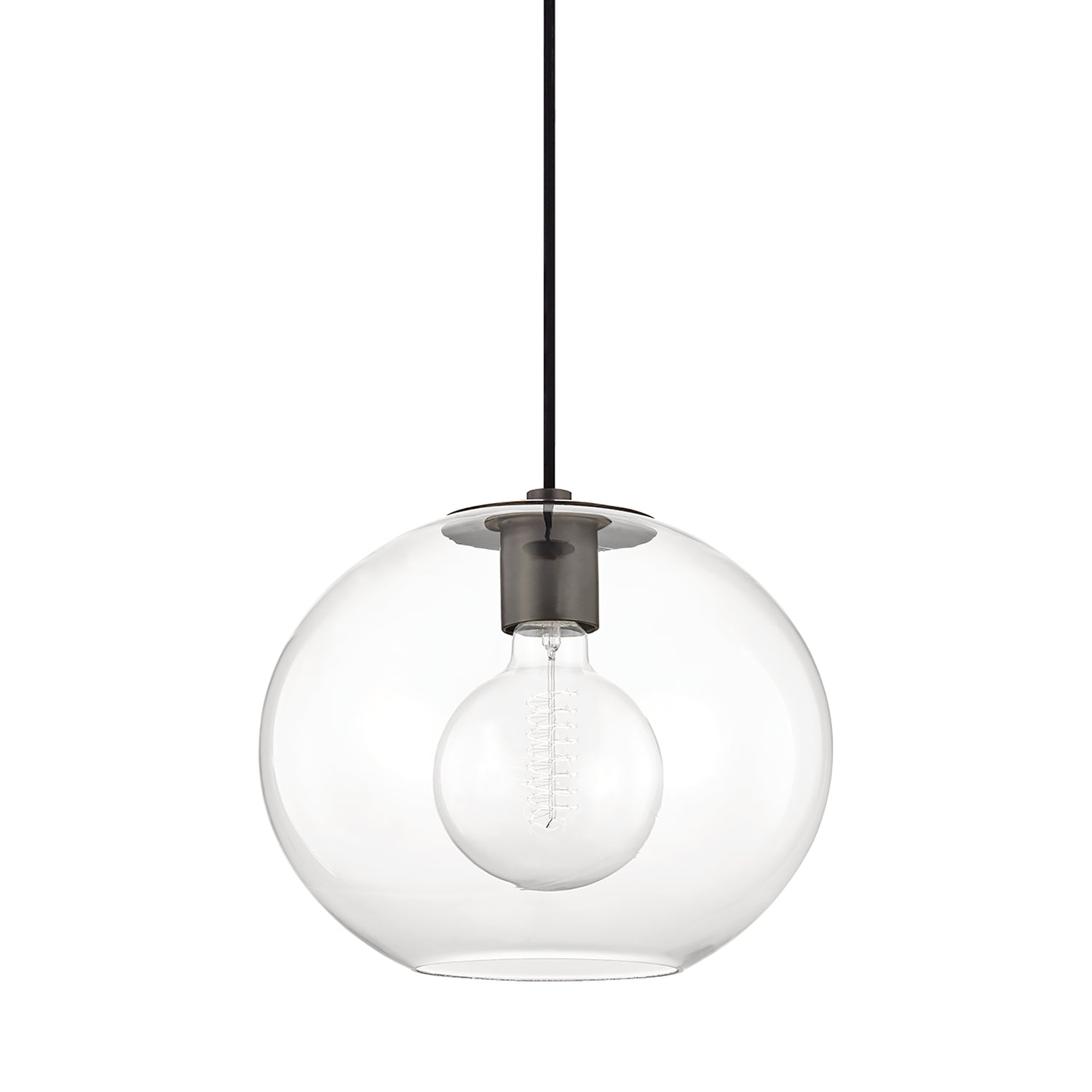 Margot 1-Light Pendant Light in Old Bronze (Large).