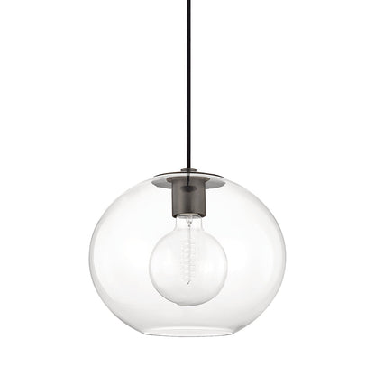 Margot 1-Light Pendant Light in Old Bronze (Large).
