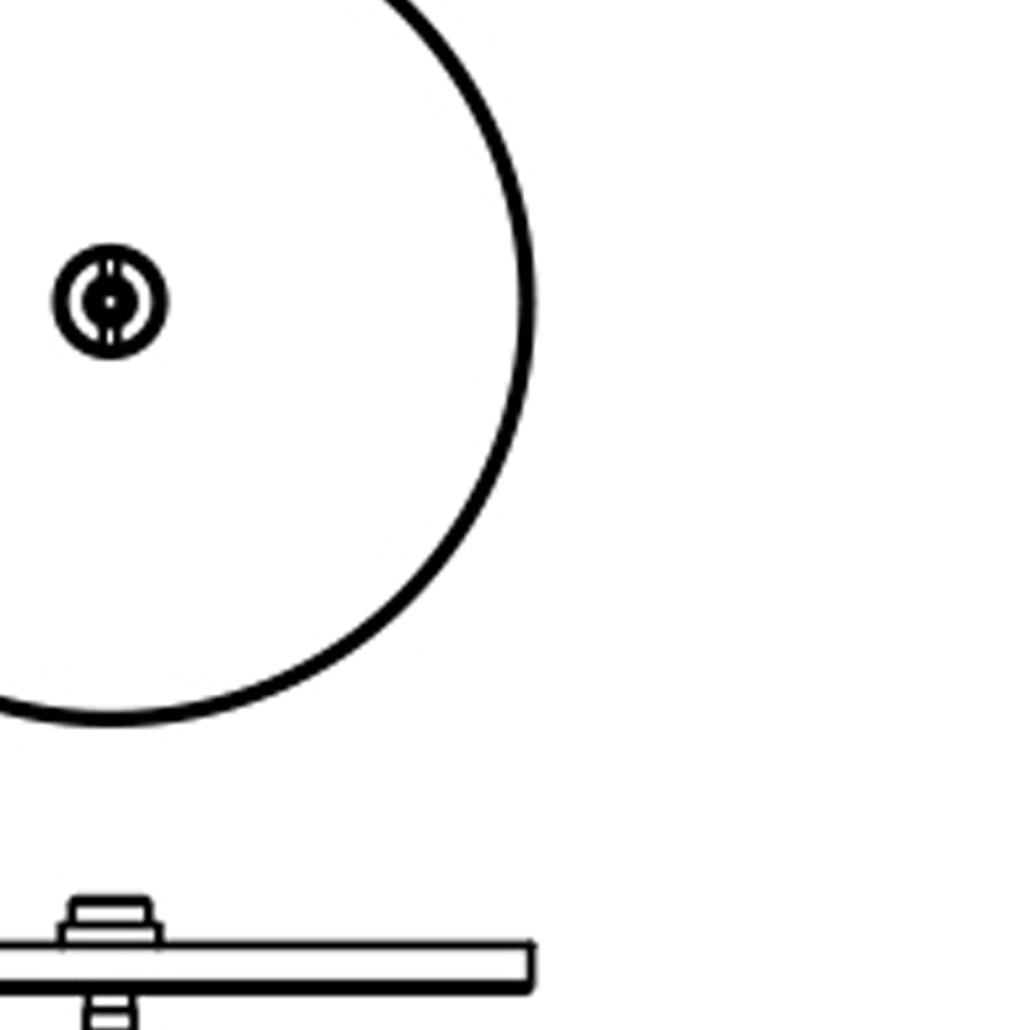 Ambrosia / Fris Round Junction Box Cover Plate For Steel Cable in Detail.