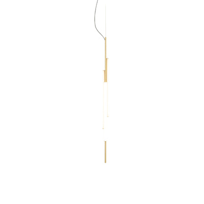 Ambrosia V LED Pendant Light in Matte Gold (51.2-Inch).