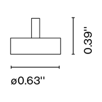 Bicoca / Dipping Light Portable Magnet Accessory - line drawing.