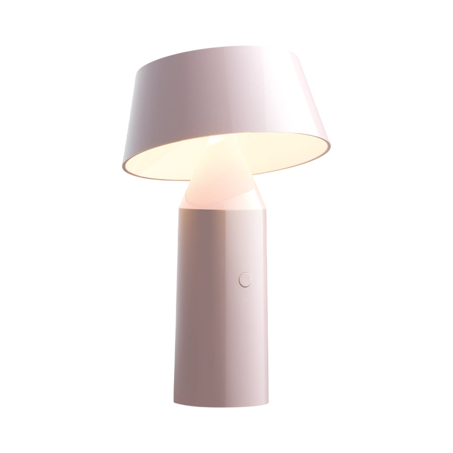 Bicoca LED Portable Table Lamp in Pale Pink.